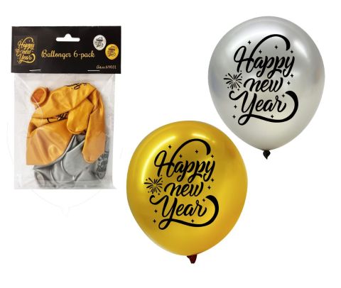Ballonger Happy New Year 6-p