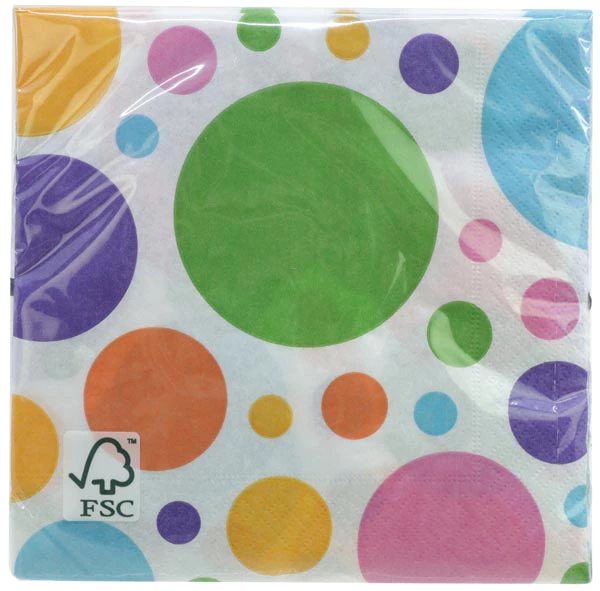 Servett 33x33cm 20-p Dots