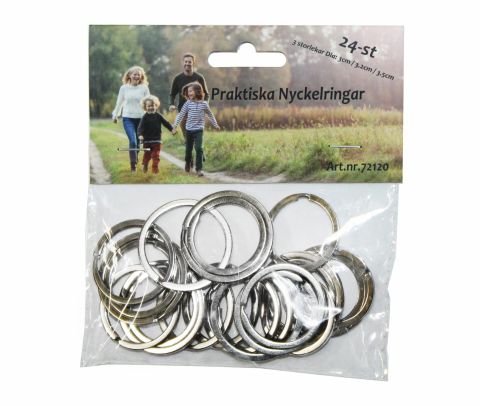 Nyckelringar 24-p