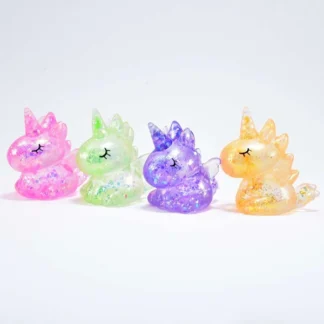 Squeeze Sugar Unicorn 11cm Glitter i display
