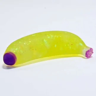 Squeeze Sugar Banana 15cm Glitter i display