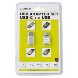 USB-A and USB-C adapter set 2pcs